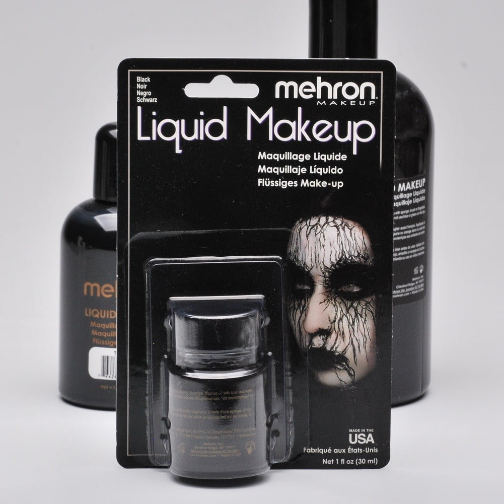 Mehron Liquid Makeup - Black (30 ml)