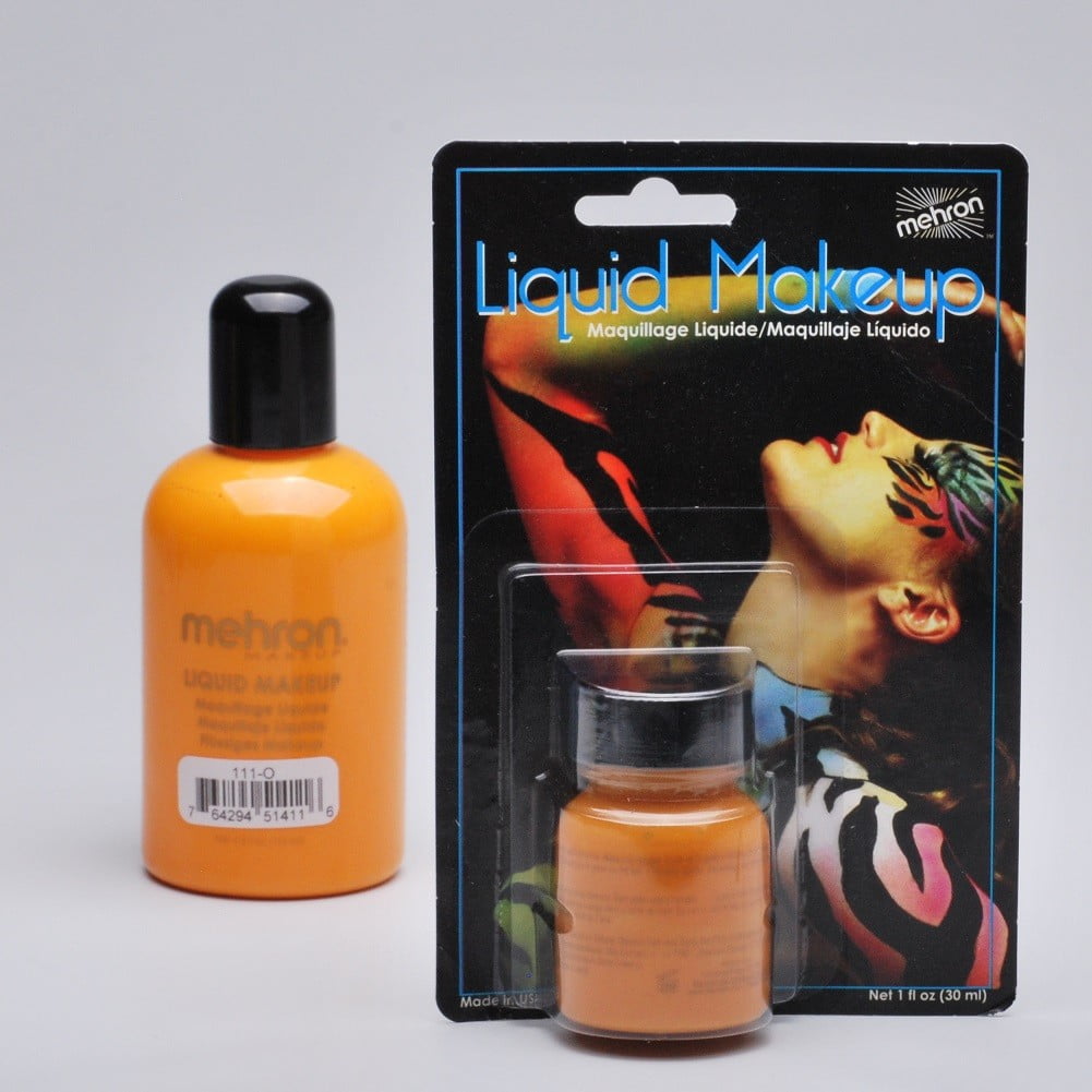 Mehron Liquid Makeup - Orange (30 ml)