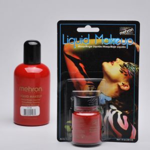 Mehron Liquid Makeup - Red (30 ml)