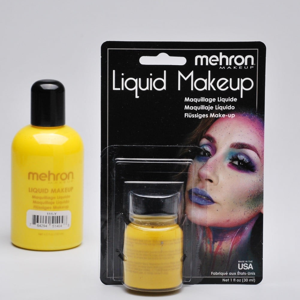 Mehron Liquid Makeup - Yellow (30 ml)