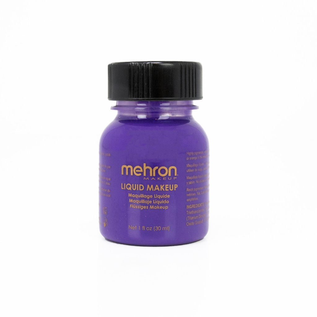 Mehron Liquid Makeup - Purple (30 ml)