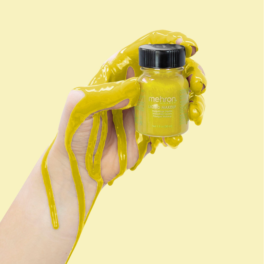 Mehron Liquid Makeup - Yellow (30 ml)