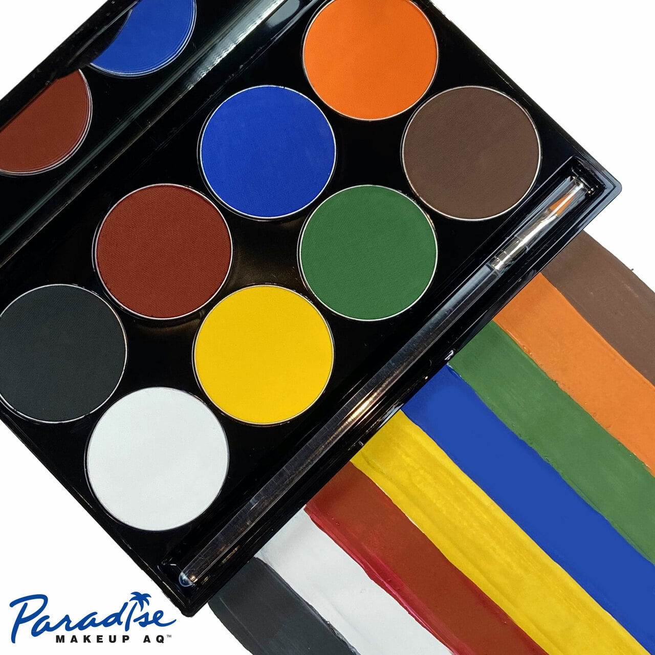 Mehron Paradise Makeup AQ – 8 Color Palette – Basic