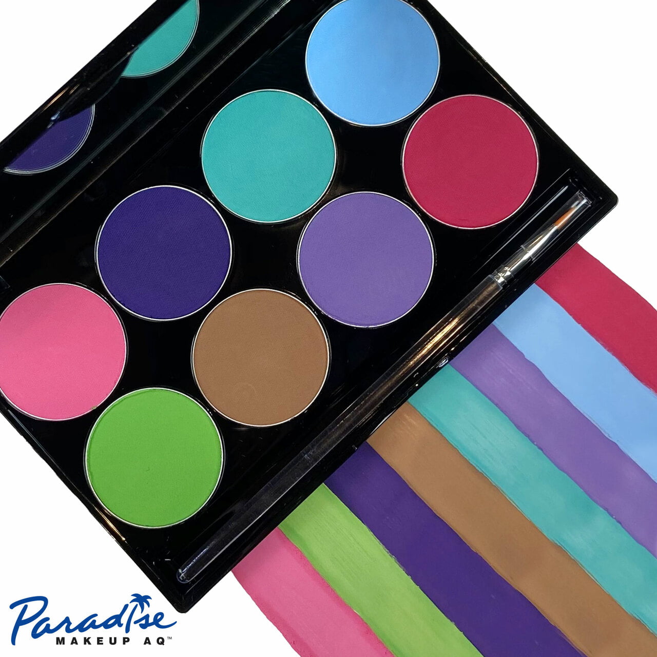 Mehron Paradise Makeup AQ – 8 Color Palette – Pastel