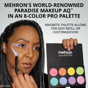 Mehron Paradise Makeup AQ – 8 Color Palette – Pastel