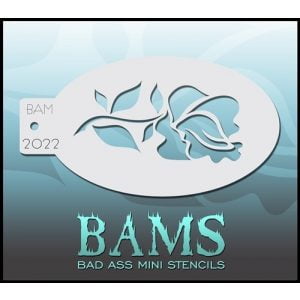 Bad Ass Stencils - BAM 2022 Single Rose