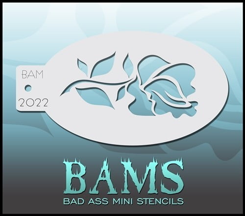 Bad Ass Stencils - BAM 2022 Single Rose