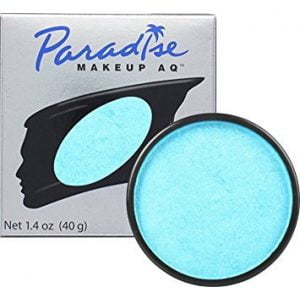 Mehron Paradise Makeup AQ – Brillant Bleu Bebe (Metallic Blue/Turquoise)