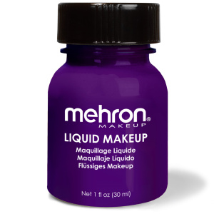 Mehron Liquid Makeup - Purple (30 ml)