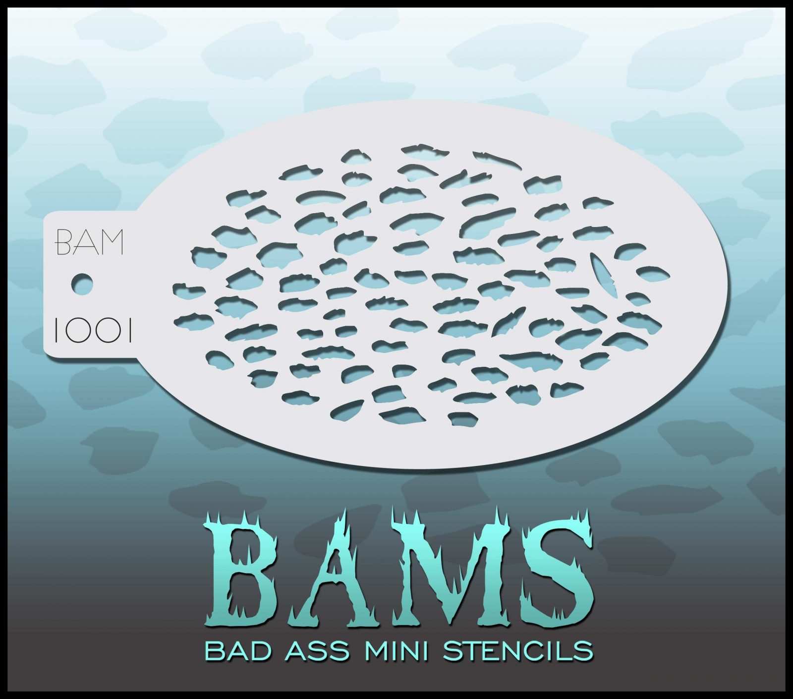 Bad Ass Stencils - BAM 1001 - Stencil Cheetah print