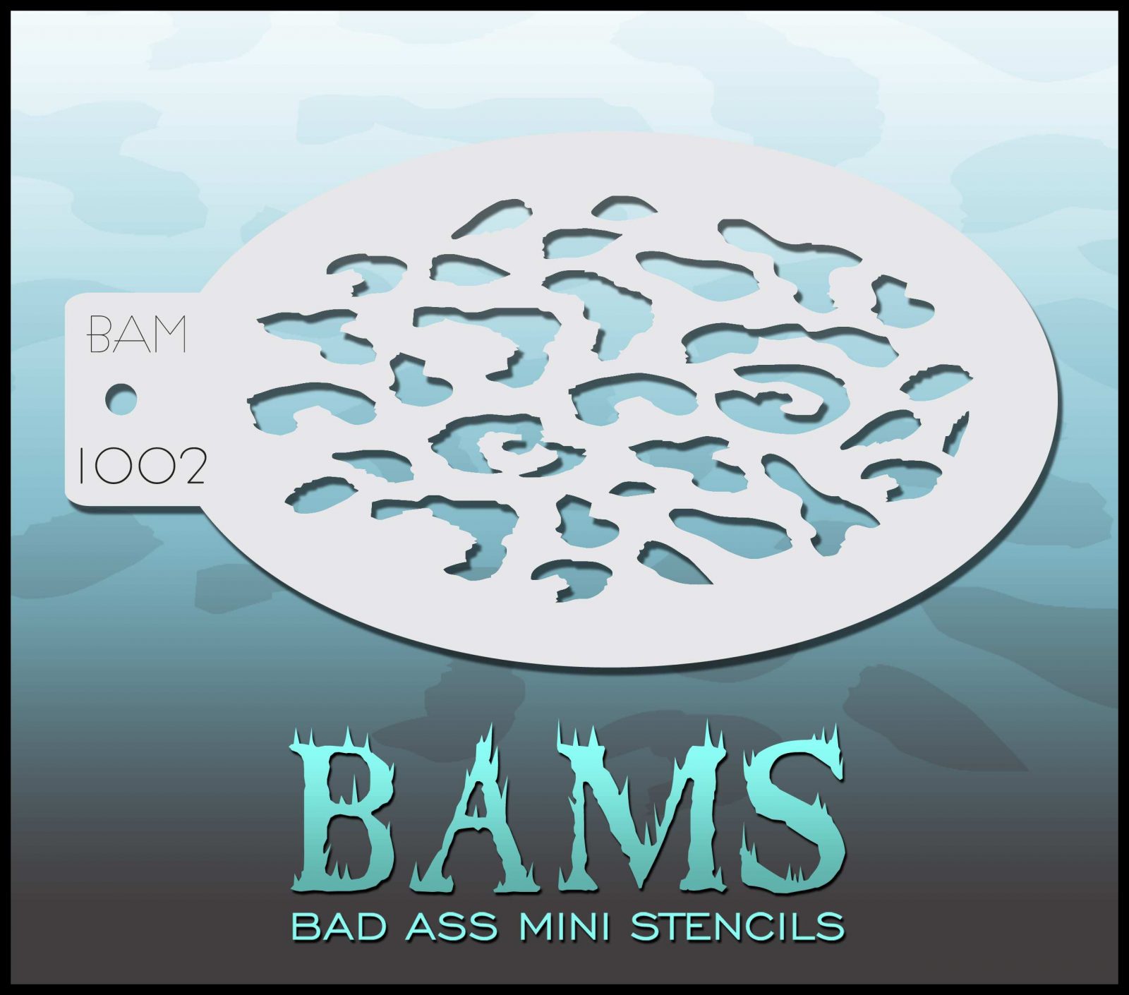 Bad Ass Stencils - BAM 1002 - Stencil Leopard / Cheetah print