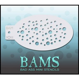 Bad Ass Stencils BAM 1011 - Stencil Dots or Bubbles