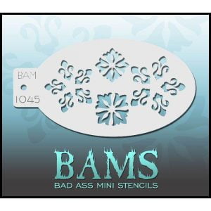 Bad Ass Stencils - BAM 1045 - Stencil Ornate Flower