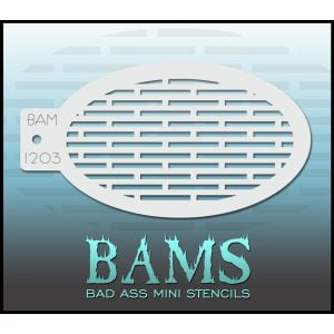 Bad Ass Stencils - BAM 1203 - Slots Pattern Stencil