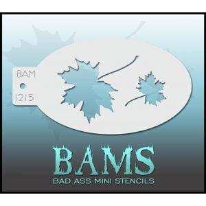 Bad Ass Stencils - BAM 1215 Leaf Stencil