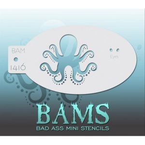 Bad Ass Stencils - BAM 1416 Octopus Stencil