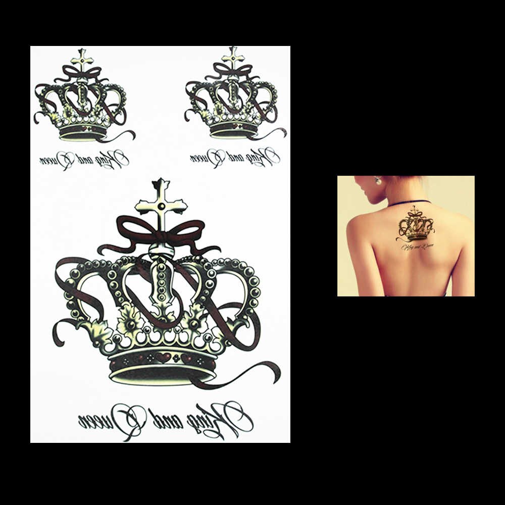 Temporary Tattoo HB-031 King and Queen Crown