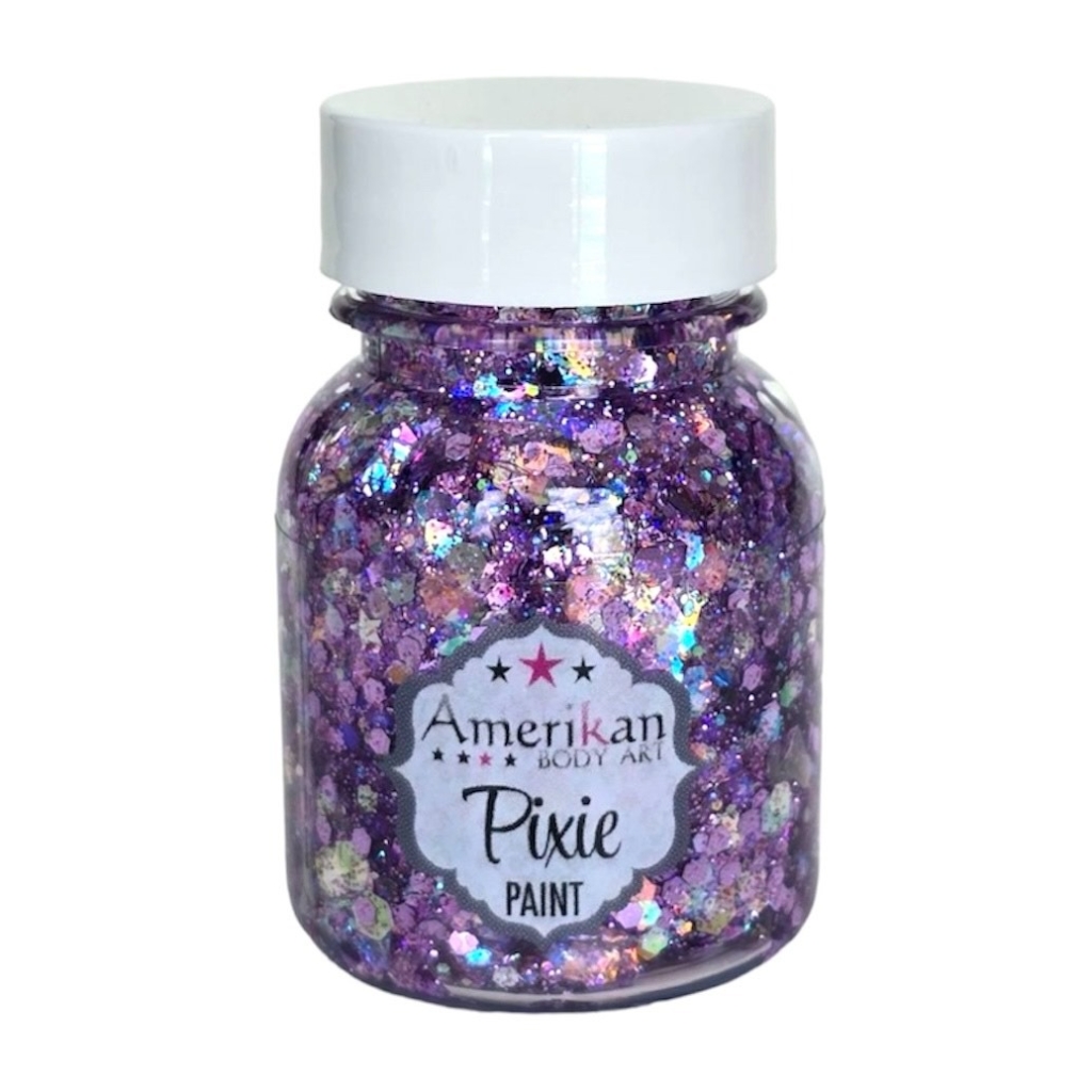 Amerikan Body Art Pixie Paint Glitter Gel - Purple Rain