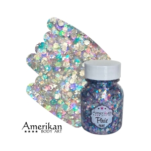 Amerikan Body Art Pixie Paint Glitter Gel - Winter Wonderland