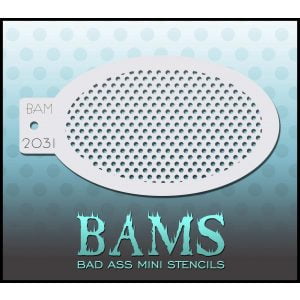 Bad Ass Stencils BAM 2031 - Dots Stencil