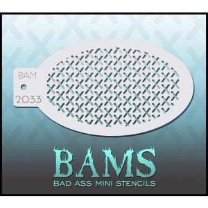 Bad Ass Stencils - BAM 2033 Cross Stitch Stencil