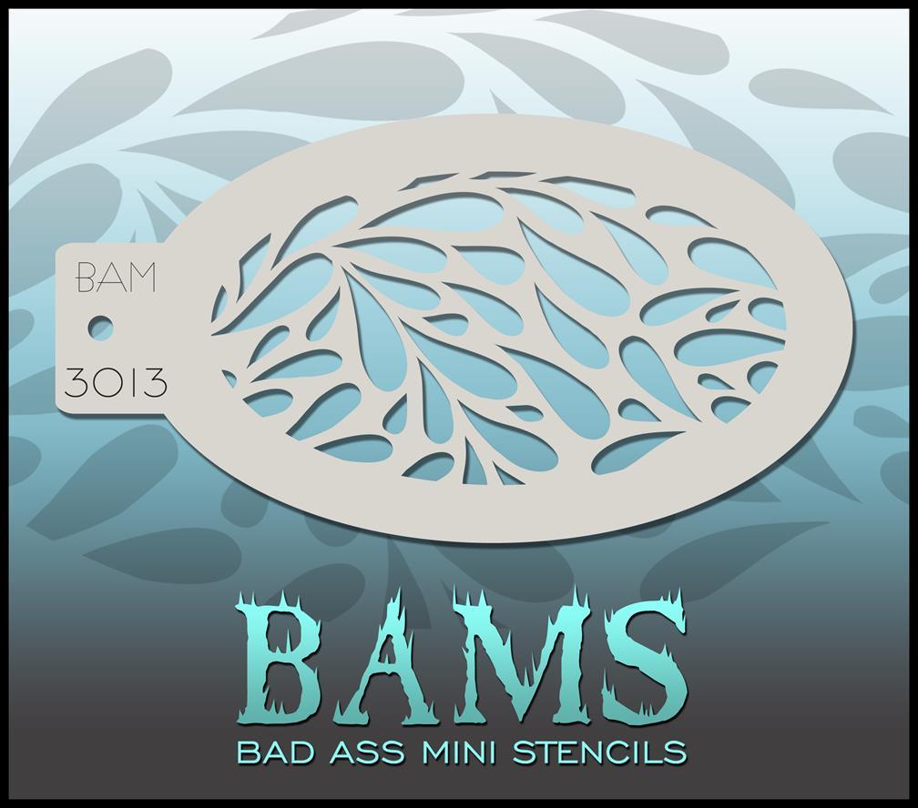 Bad Ass Stencils - BAM 3013 pattern stencil