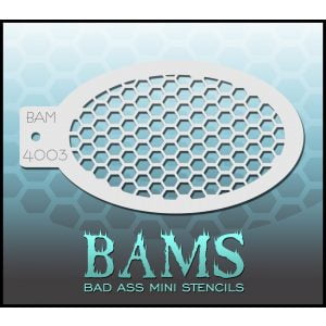 Bad Ass Stencils - BAM 4003 Honeycomb Stencil