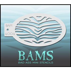 Bad Ass Stencils BAM 4004 - Zebra Stencil