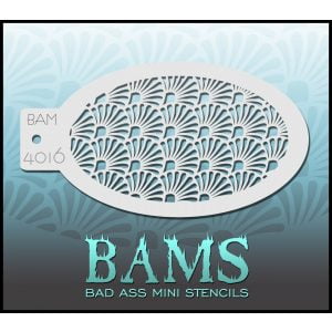 Bad Ass Stencils BAM 4016 - Art Deco Stencil