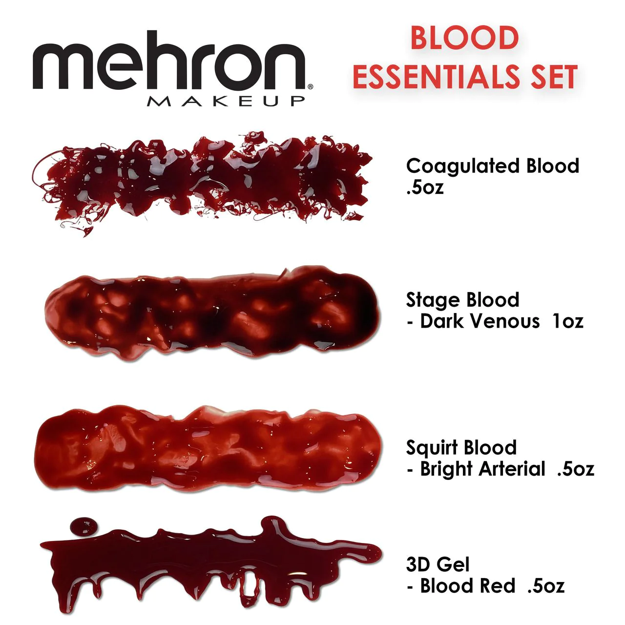 Mehron Stage Blood - Bright Arterial w/6 capsules (15 ml)
