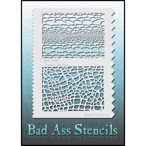 Bad Ass Stencils BAD6015 - Andrea's Reptiliana