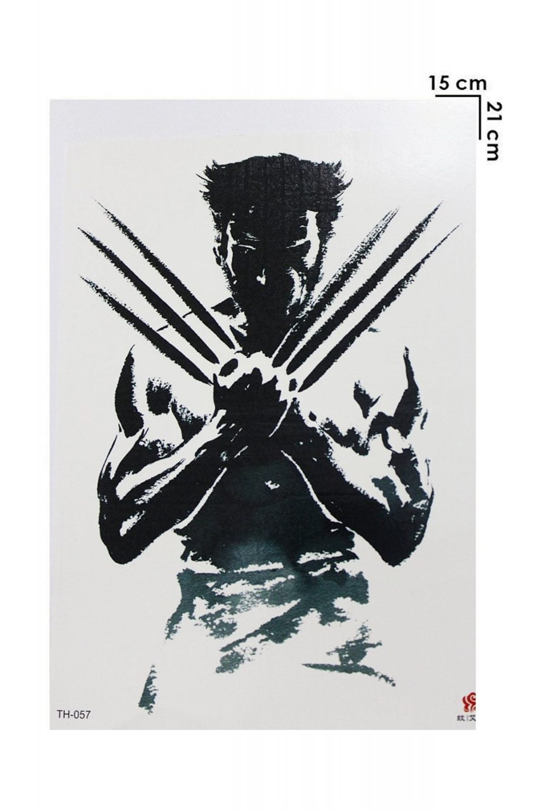 Temporary Tattoo TH-057 Wolverine X-men