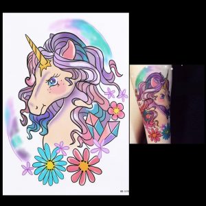 Temporary Tattoo HB-518 Unicorn