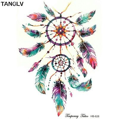 Temporary Tattoo HB-628 Dreamcatcher