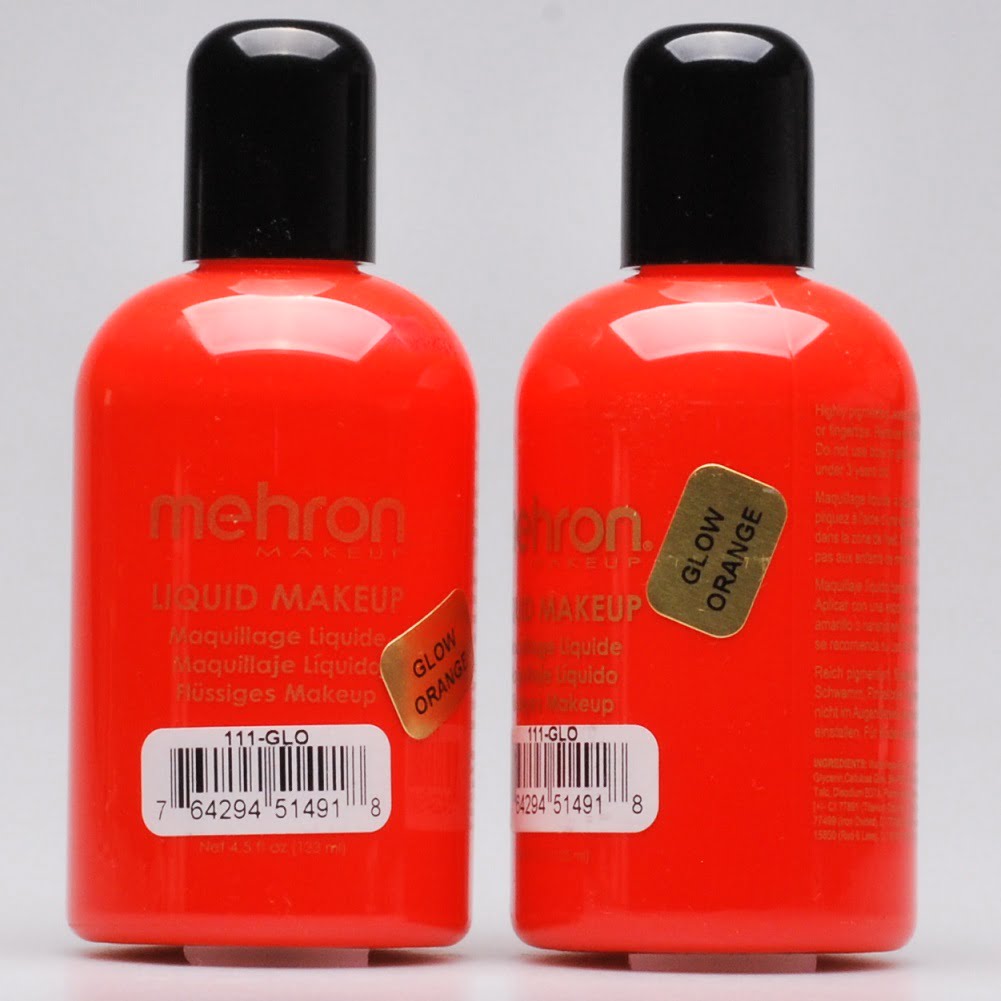Mehron Liquid Makeup - Glow Orange (130ml)