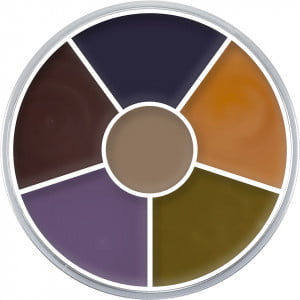 Kryolan Cream Color Circle - Bruise Wheel
