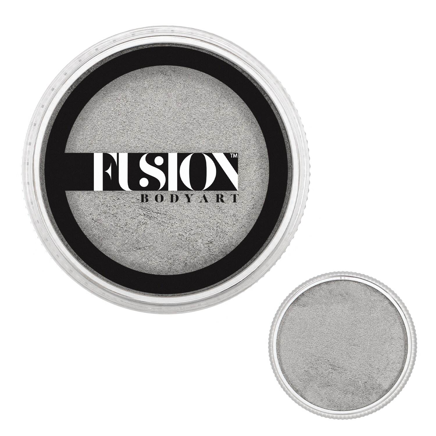 Fusion Body Art Face Paints - Pearl Metallic Silver 32g