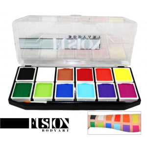 Fusion Face Painting Palette - Sampler Palette 12 Colours