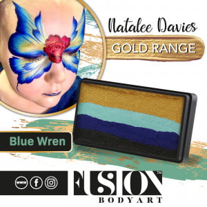 Fusion one stroke - Natalee Davies Gold Range - Blue Wren