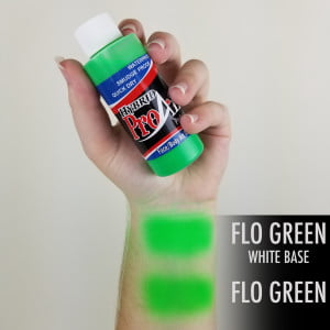 ProAiir Hybrid Fluorescent Green 60ml (2oz) UV Neon Airbrush Paint