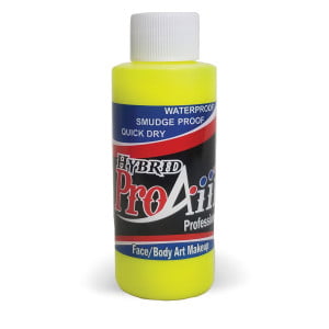ProAiir Hybrid Fluorescent Yellow 60ml (2oz) UV Neon Airbrush Paint