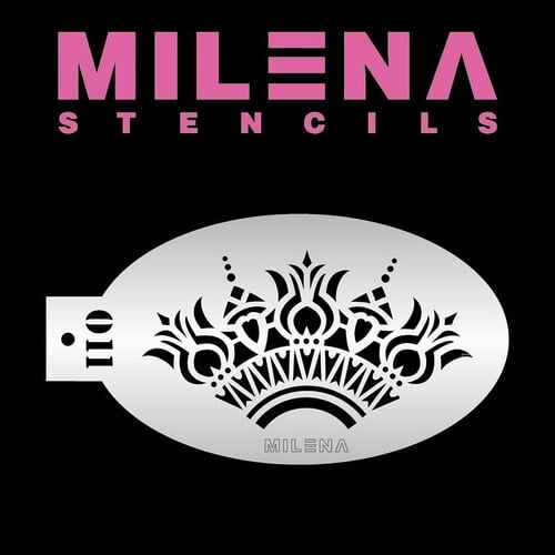 Milena Stencils 011 Royal Crown Stencil