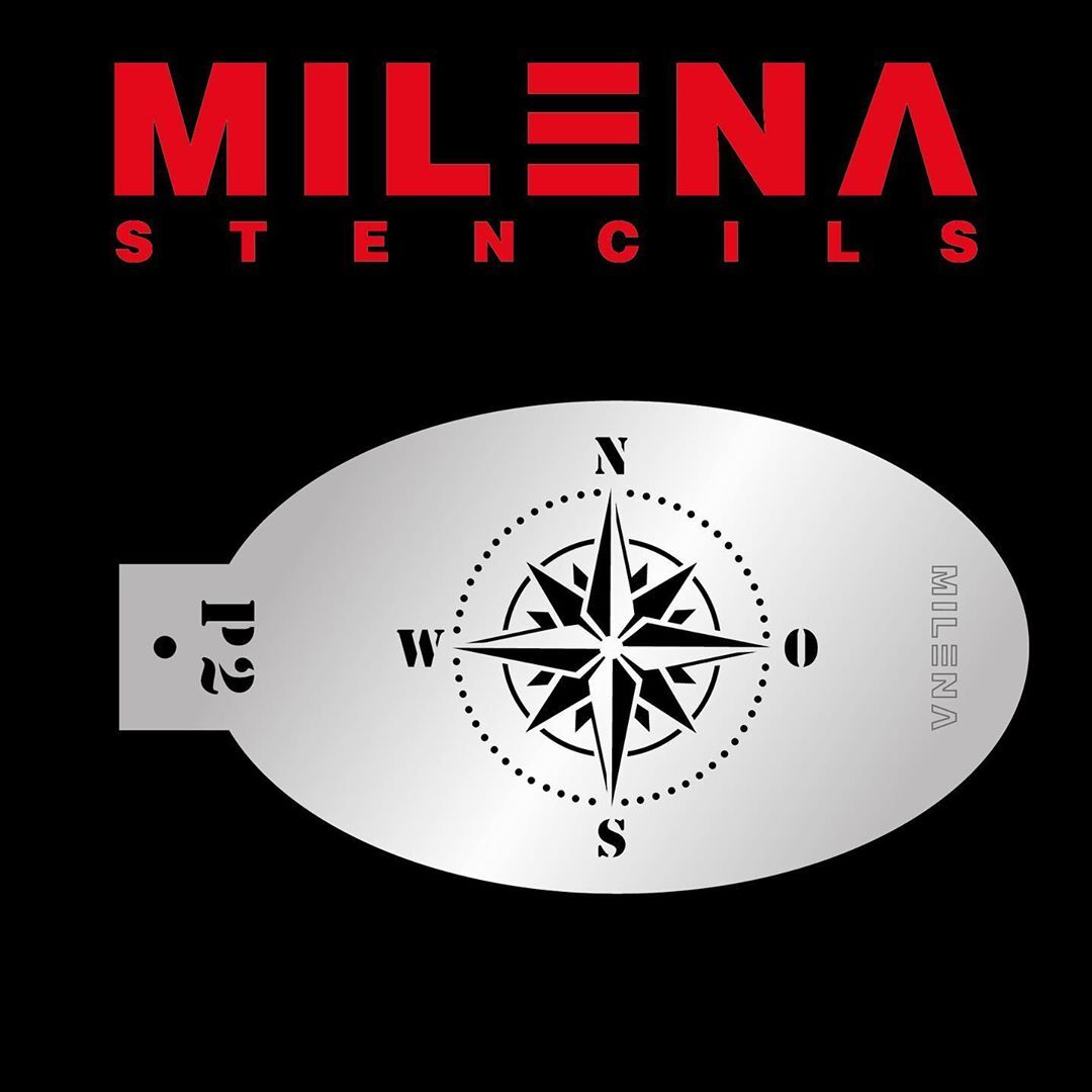 Milena Stencil Compass Stencil