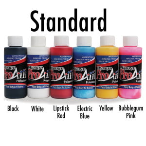 ProAiir Hybrid Basic Colour Collection Pack 6 x 30ml (1oz) Airbrush paint