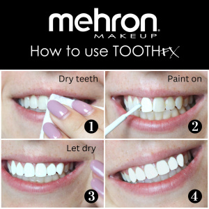 Mehron - Tooth FX - White (4 ml) Tooth Paint