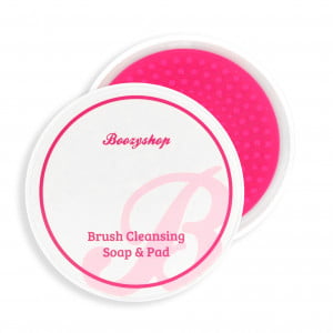 Boozyshop Makeup Brush & Sponge Cleansing Soap & Pad