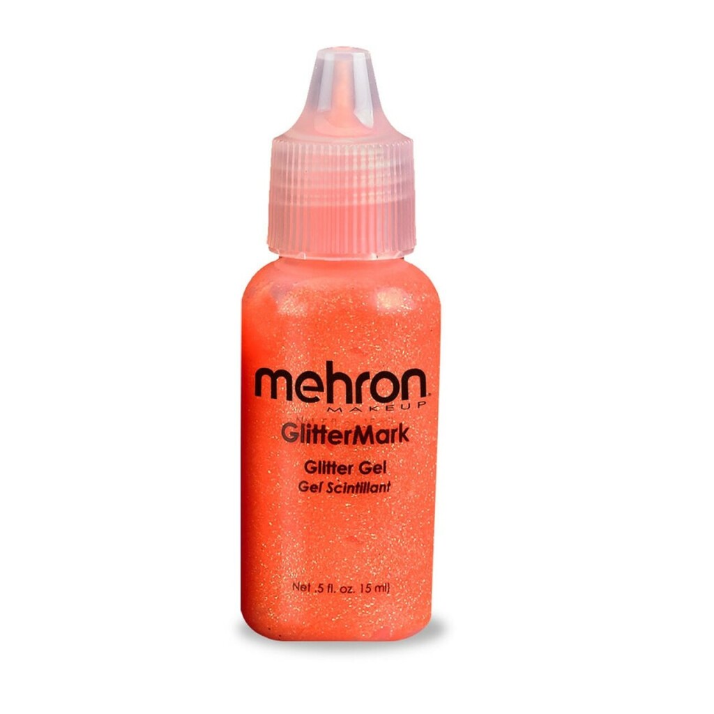 Mehron GlitterMark - Glitter Gel Fine Liner - Orange Harvest