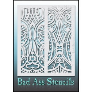 Bad Ass Stencils BAD6097 Maori Madness
