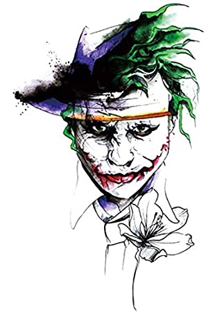 Temporary Tattoo TH-328 Joker Sketch