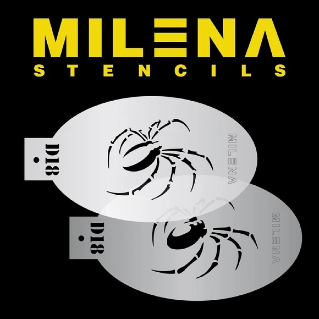 Milena Stencils - D18 - Spider Painting Stencil